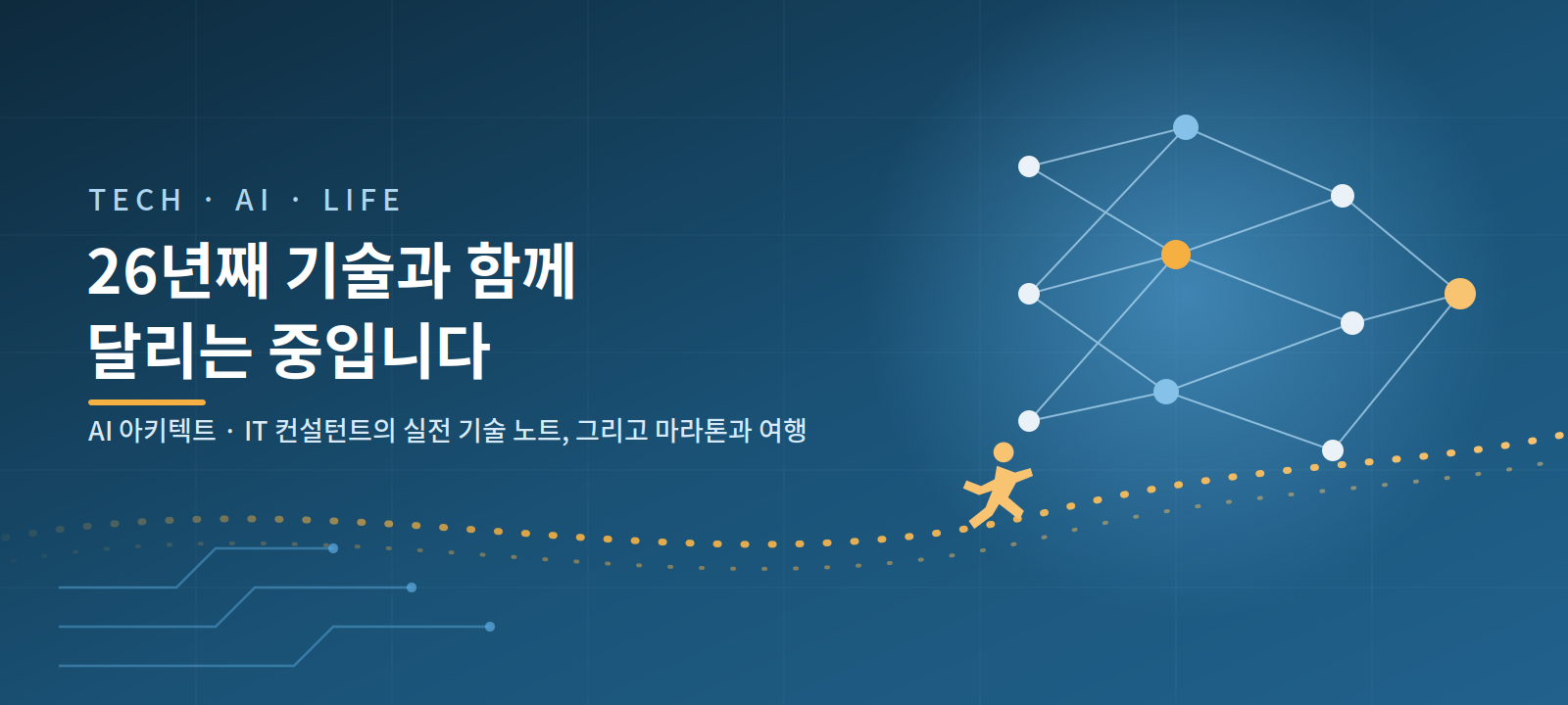 AI Strategy 운영자 소개 배너 — 26년차 IT 컨설턴트